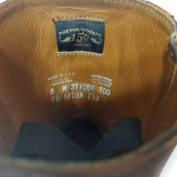 Frye 150th Anniversary Harness Flag Americana Short Boot Brown  Made in USA SZ 8 - Picture 10 of 10